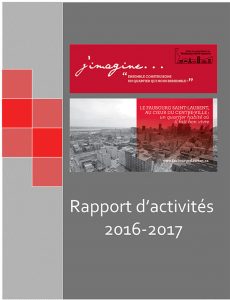 Rapport annuel 2016-2017 Faubourg Saint-Laurent